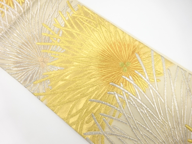 Japanese Kimono / Antique / Fukuro Obi Silk